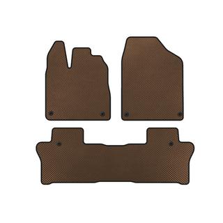EVA automatten voor het interieur (2 rijen, bruin)