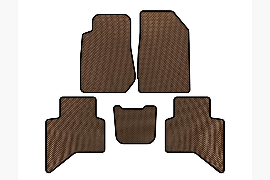 Isuzu D-Max 2019– EVA automatten (bruin) Image