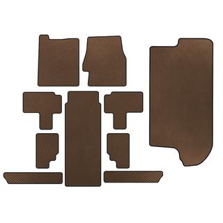EVA vloermatten (complete set voor interieur, bruin)