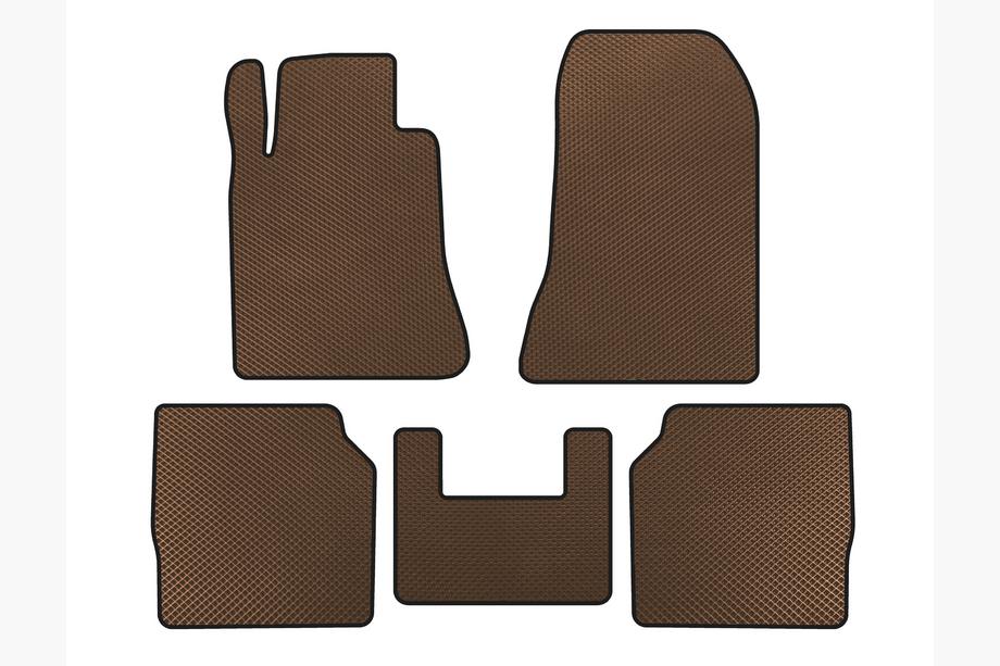 Mercedes S-class W140 1991–1998 EVA automatten (sedan, lange wielbasis, bruin) Image
