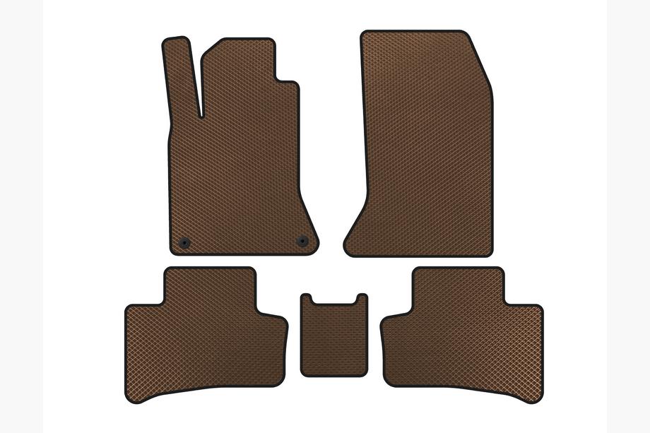 Mercedes B-klasse W246 2011–2018 EVA automatten voor interieur (2011-2015, Electric, Bruin) Image