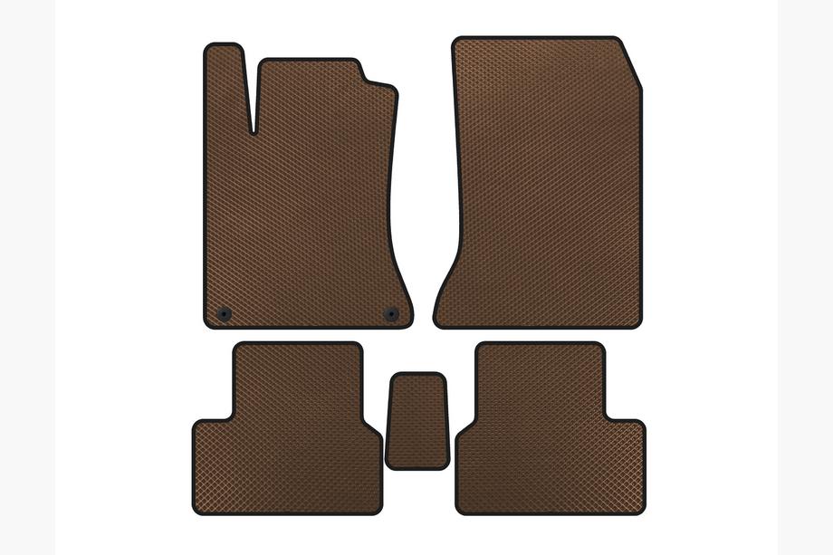 Mercedes B-klasse W246 2011–2018 EVA automatten (2011-2014, Bruin) Foto 1