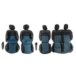 Autostoelhoezen (stof en kunstleer, Premium) Peugeot Partner Tepee 2008–2018 foto 1