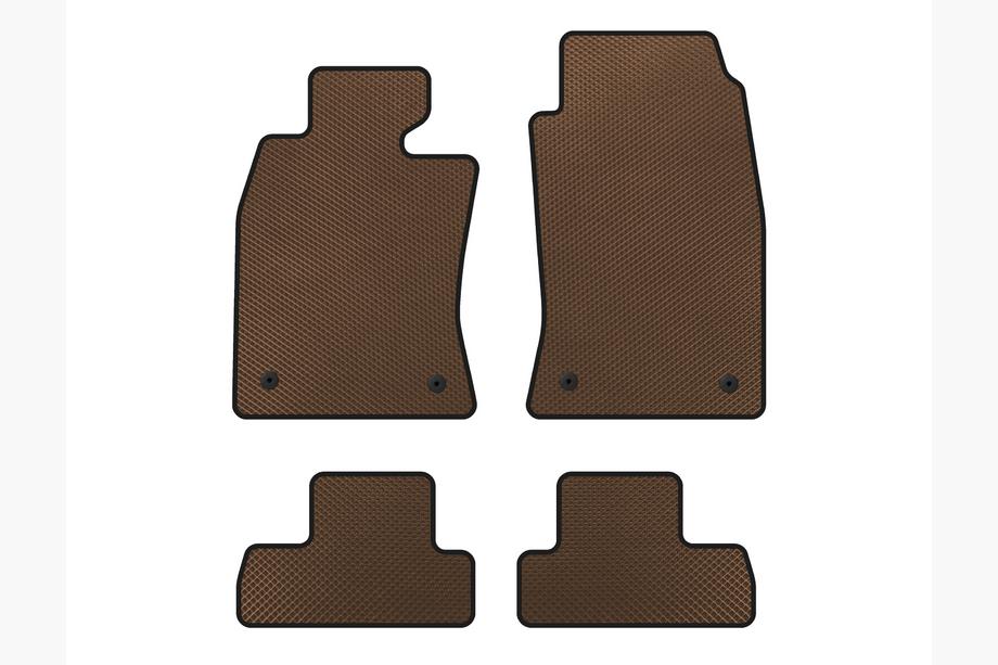 Mini Cooper R50/52/53 2000–2006 EVA vloermatten voor interieur (voor R50, bruin) Image