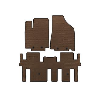 EVA automatten voor het interieur (2 rijen, bruin)