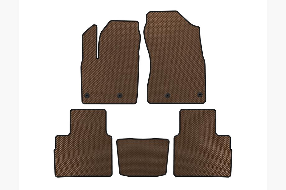 Nissan X-trail T33/Rogue 2022– EVA automatten (5-zits, Bruin) Image