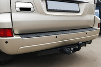 Toyota Land Cruiser Prado 120 2002–2009 RVS afdekking voor achterklephandgreep foto 1