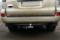 Toyota Land Cruiser Prado 120 2002–2009 RVS afdekking voor achterklephandgreep foto 3