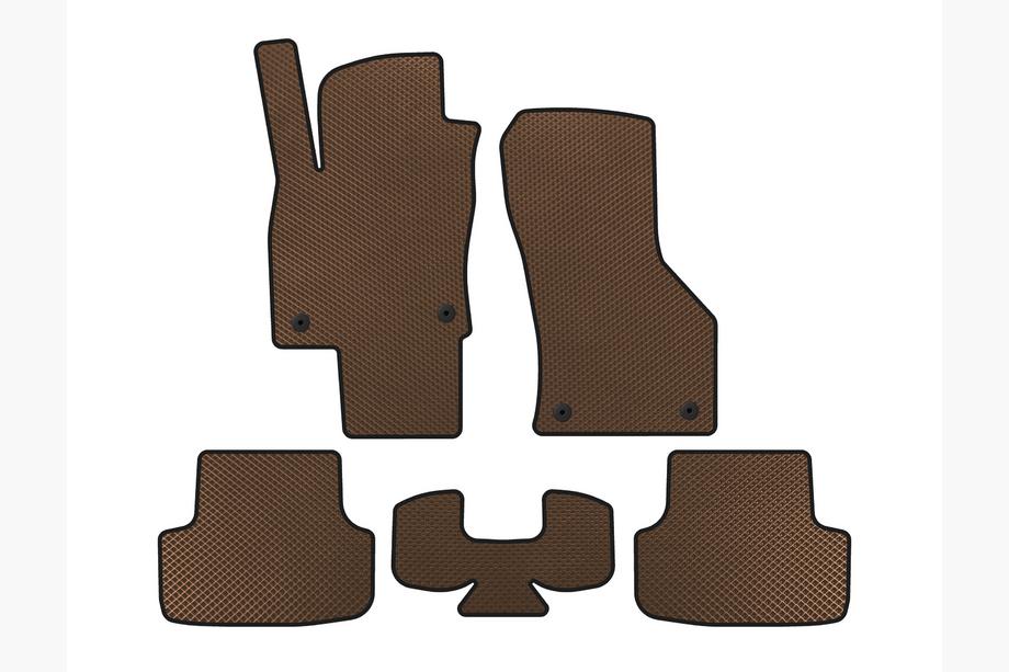 Seat Leon 2013–2020 EVA automatten (bruin) Image