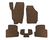 Skoda Fabia 2007–2014 EVA automatten (2010-2014, SW, Bruin) foto 1