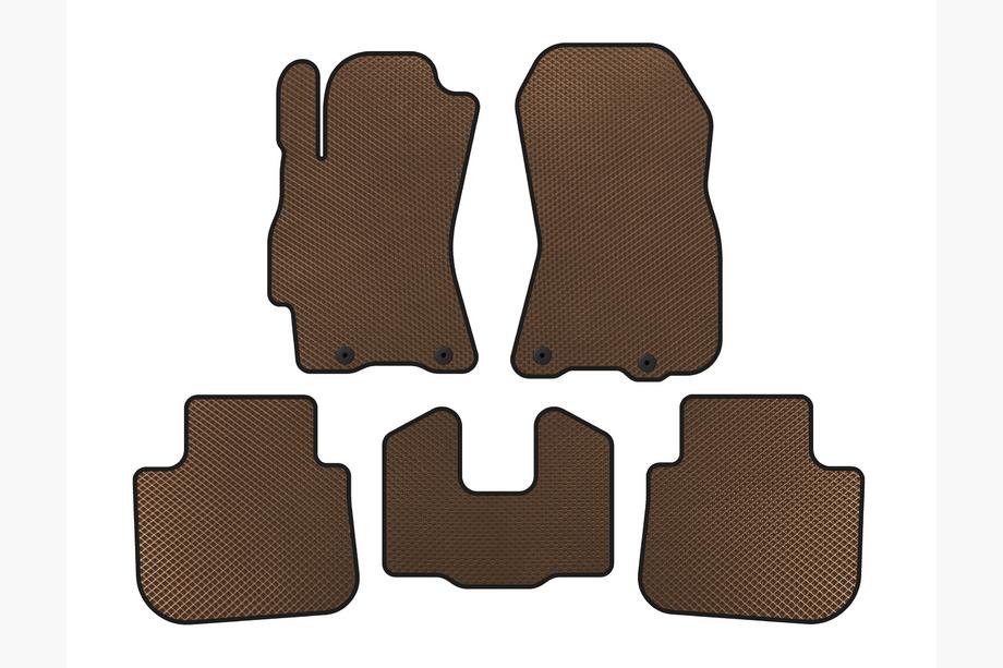Subaru Outback 2009–2014 EVA automatten (bruin) Image