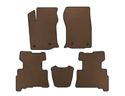 Toyota 4Runner 2009–2024 EVA automatten voor interieur (2 rijen, 2014-2024, 7-zitter, bruin) foto 1