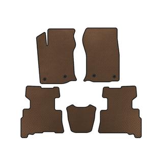 EVA automatten voor interieur (2 rijen, 2014-2024, 7-zitter, bruin)