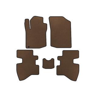 EVA automatten (2007-2009, HB, 3-deurs, Bruin) Toyota Aygo 2007–2014