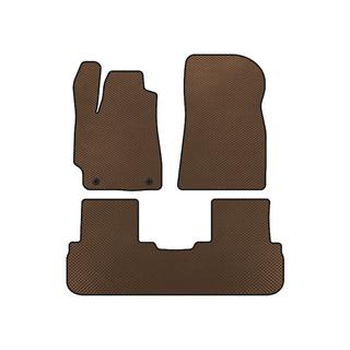 EVA automatten voor het interieur (2 rijen, bruin)