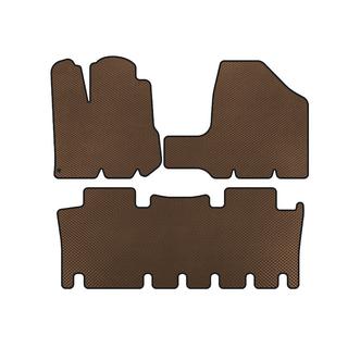 EVA automatten voor het interieur (2 rijen, bruin)