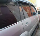 Toyota Land Cruiser Prado 120 2002–2009 Buitenste raamomlijsting (6 stuks, RVS) foto 1