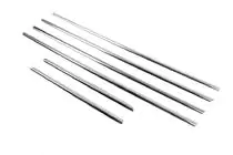 Toyota Land Cruiser Prado 120 2002–2009 Buitenste raamomlijsting (6 stuks, RVS) foto 6