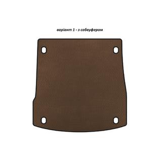 EVA V-1 kofferbakmat (met subwoofer, bruin)
