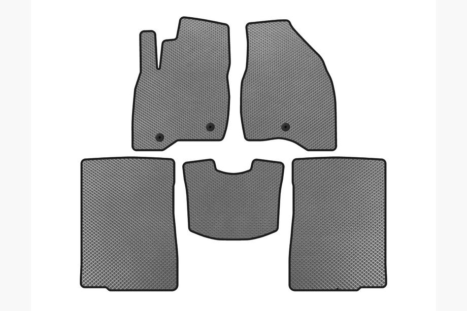 Ford Explorer 2011–2019 EVA automatten (2015-2017, 2 rijen, 7-zits, grijs) Image