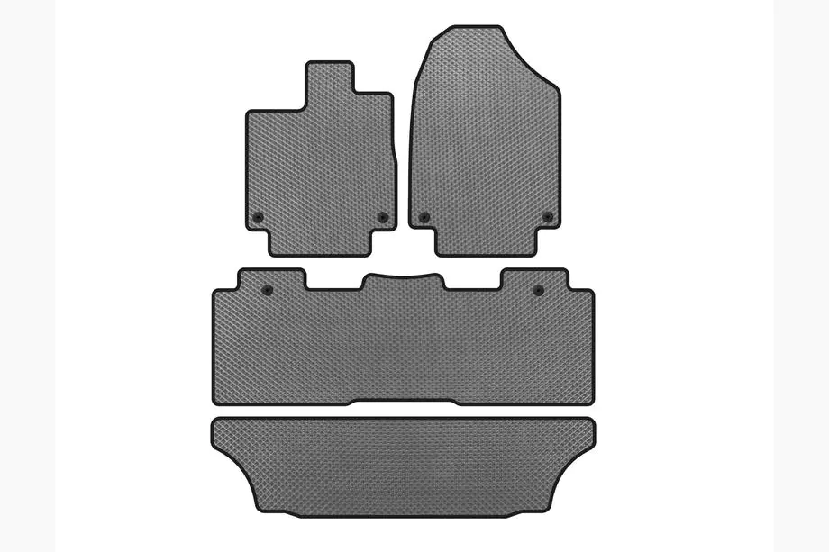 Honda Odyssey 2017– EVA automatten (3 rijen, grijs) Image