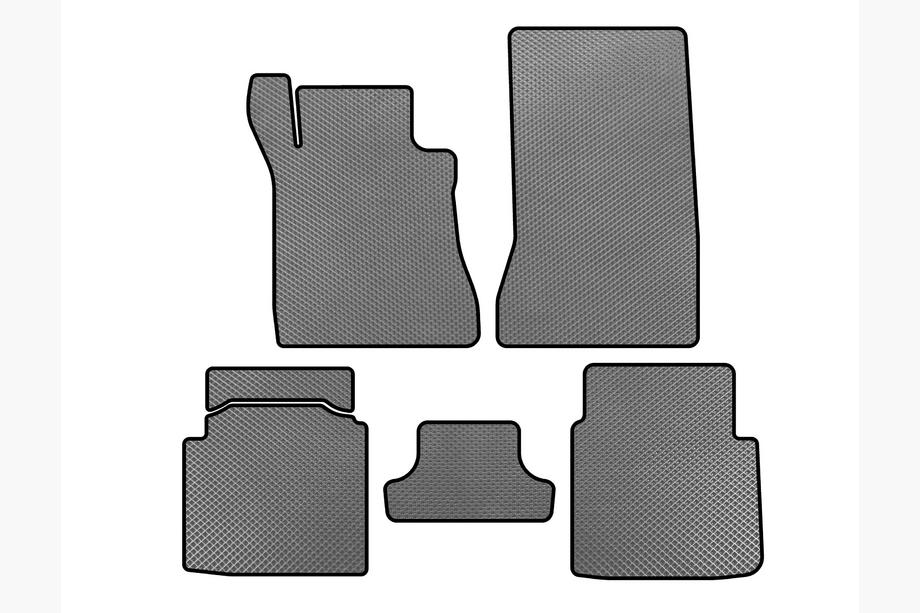 Mercedes S-klasse W126 1979–1991 EVA automatten (SD, korte wielbasis, grijs) Image