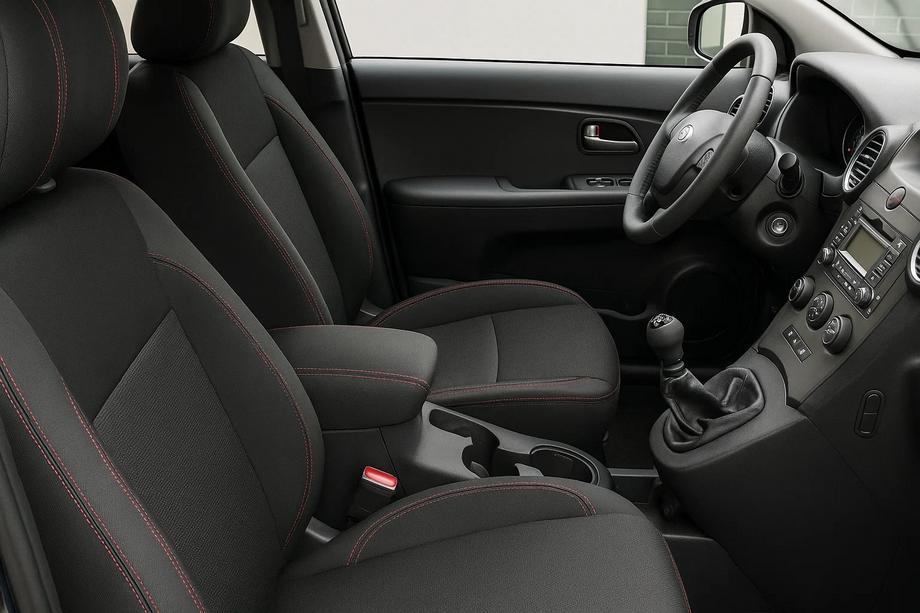 Kia Carens 1999–2012 Autostoelhoezen van eco-leer Brothers Premium (5 zitplaatsen, 2006-2012) Image