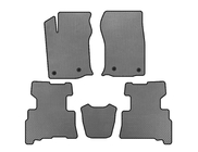 Toyota 4Runner 2009–2024 EVA vloermatten voor interieur (2 rijen, 2014-2024, 7-zits, grijs) foto 1