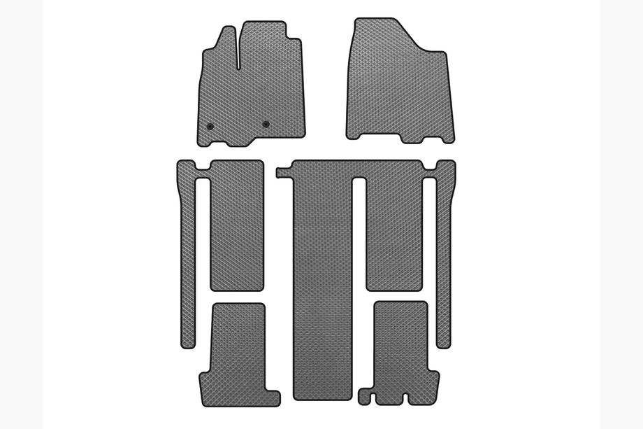 Toyota Sienna 2010–2020 EVA automatten (3 rijen, grijs) Image