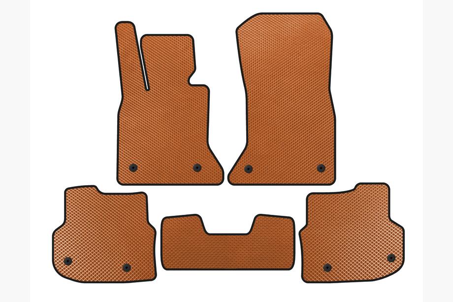 BMW 5 Serie F10/F11 2010–2016 Automatten 2010-2013 (EVA, oranje) Image
