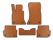 BMW 5 Serie F10/F11 2010–2016 EVA vloermatten voor interieur (voor F-11, oranje) foto 1