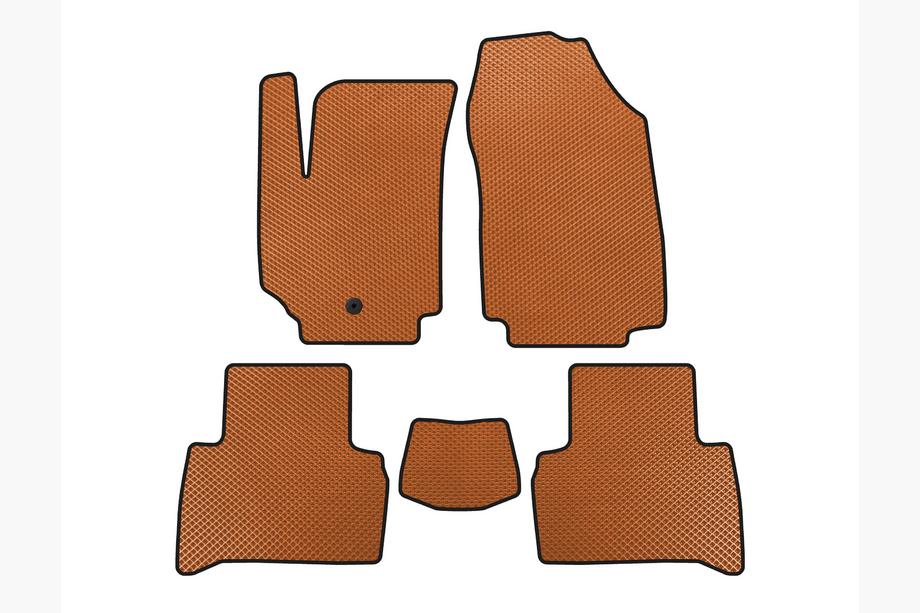 Fiat Croma 2005–2010 EVA automatten voor het interieur (2007-2010, SW, Oranje) Image