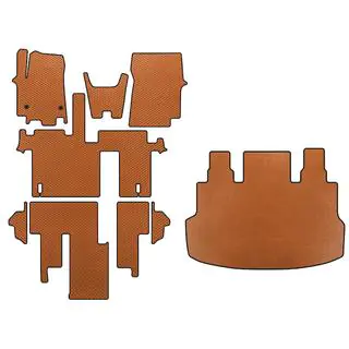EVA automatten (complete interieurset, 1+1,5/9-zits, oranje)