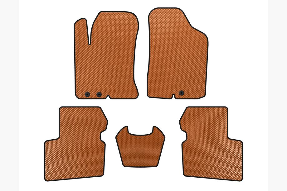 Kia Cerato 2 2010–2013 EVA automatten (SD, oranje) Image