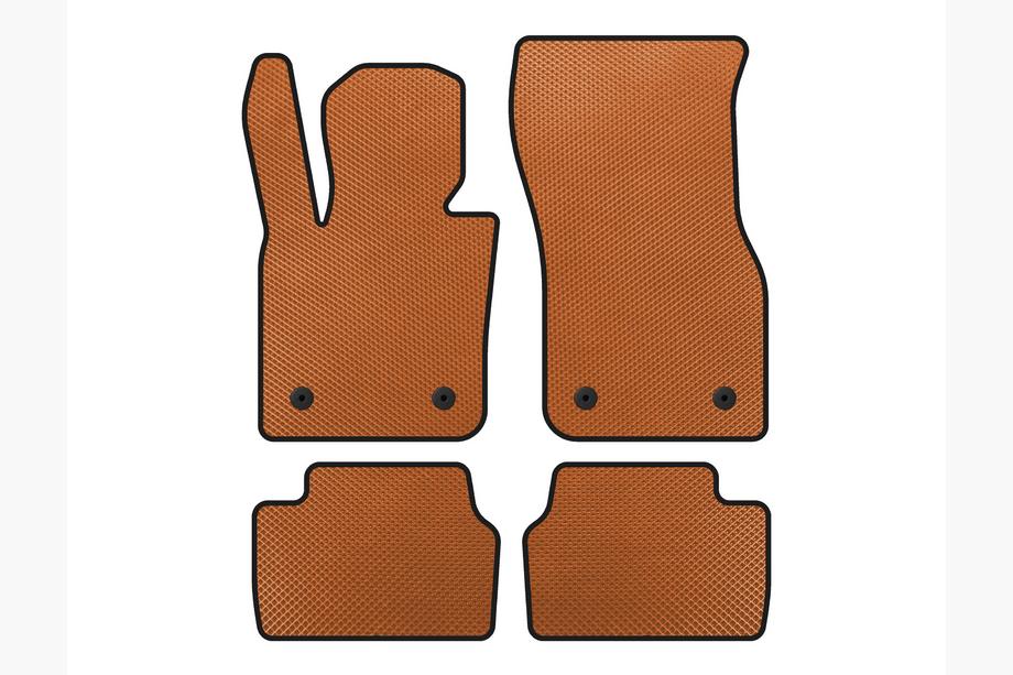 Mini Cooper F55/56/57 2014–2023 EVA vloermatten (voor F55, 5-deurs, oranje) Image