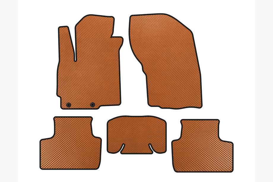 Mitsubishi ASX 2010–2023 EVA automatten voor interieur (2019-2023, Oranje) Image