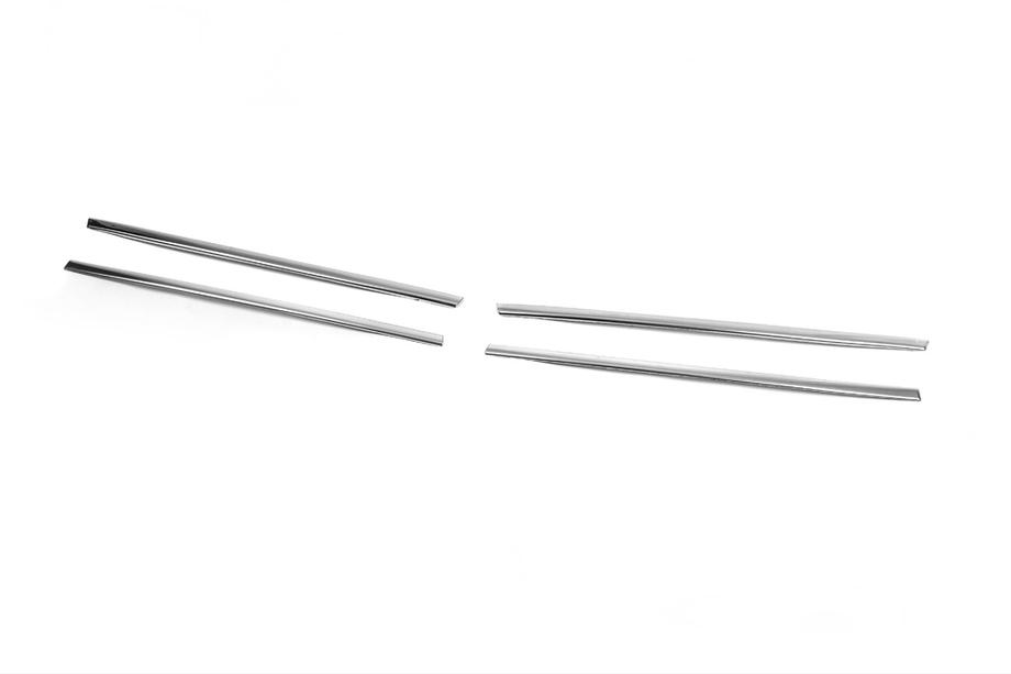 Volkswagen Golf 5 2003–2009 Smalle grille sierlijsten (set 4 st., RVS) Foto 3