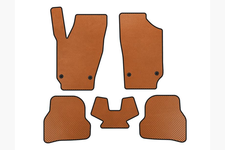 Seat Ibiza 2010–2017 EVA automatten (2010-2012, HB, 5-deurs, Oranje) Image