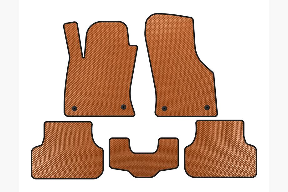 Seat Leon 2013–2020 EVA automatten (2013-2016, SW, Oranje) Image