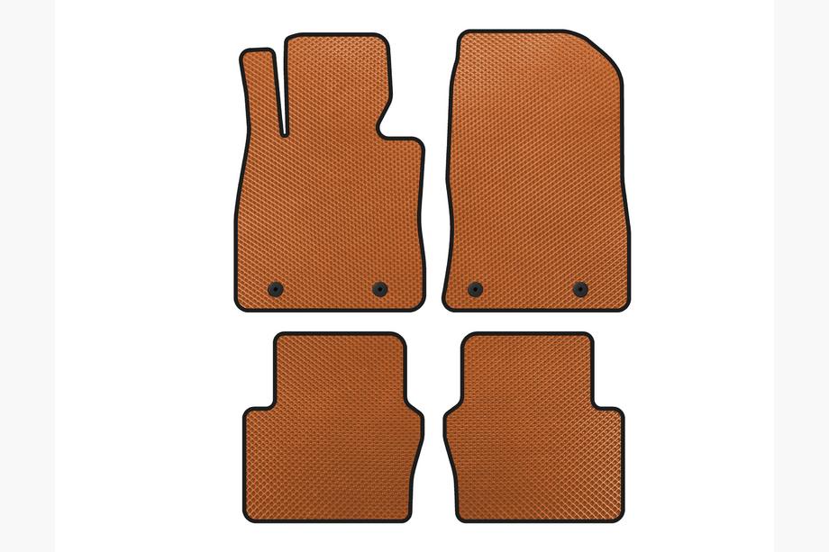 Toyota Yaris 2010–2020 EVA automatten voor het interieur (Electro, 2017-2020, SD, Oranje) Image