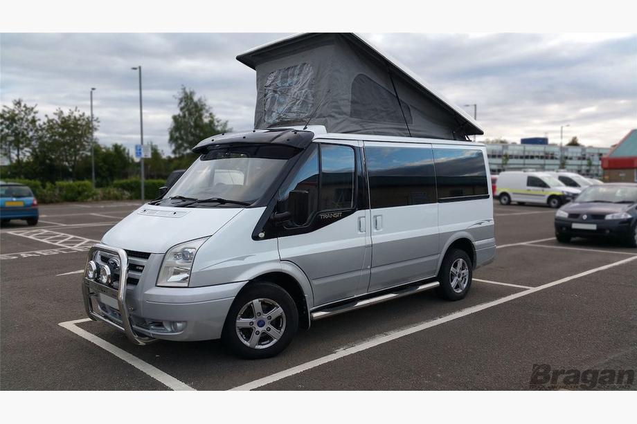 Ford Transit 2000–2014 Voorruitvizier (zwart hoogglans, 5 mm) Foto 14