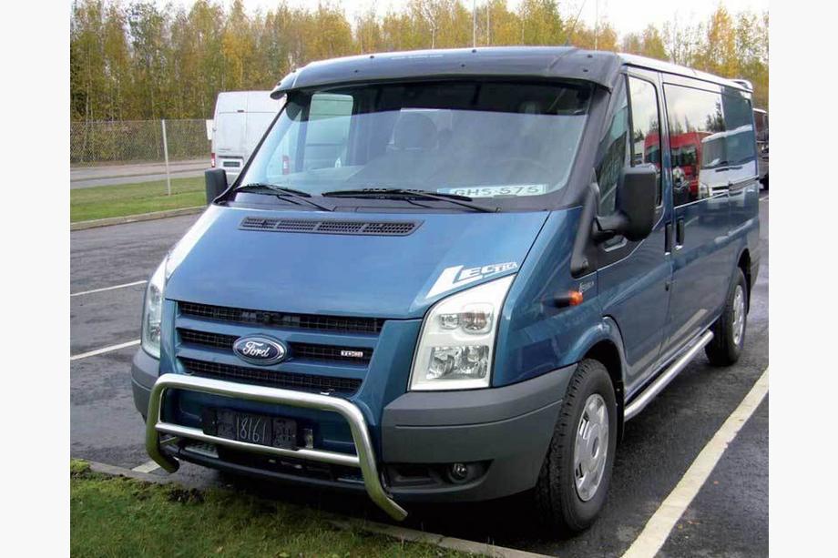 Ford Transit 2000–2014 Voorruitvizier (zwart hoogglans, 5 mm) Foto 11