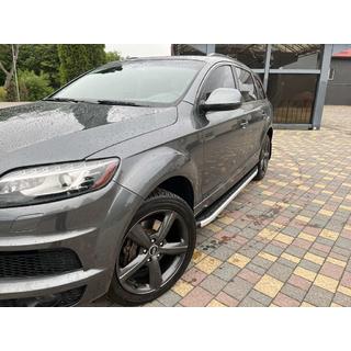 Fullmond side steps (2 stuks, aluminium) Audi Q7 2005–2015 foto 2