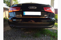 Audi A6 C7 2011–2017 RVS kofferbakrand foto 3