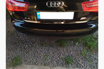 Audi A6 C7 2011–2017 RVS kofferbakrand foto 1