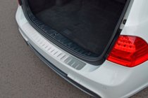 BMW 3-serie E90/E91 2005–2011 RVS achterbumperbeschermer (2006-2008, SW) foto 2