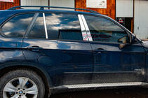 BMW X5 E70 2007–2013 RVS deurstijlsierlijsten foto 1