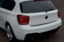 BMW 1 Serie F20/F21 2011–2019 RVS kofferbakrand foto 1
