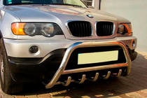 BMW X5 E53 1999–2006 RVS bullbar WT003 foto 2