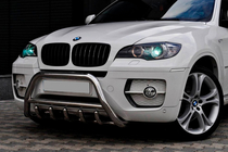 BMW X6 E71 2008–2014 RVS bullbar WT003 foto 1